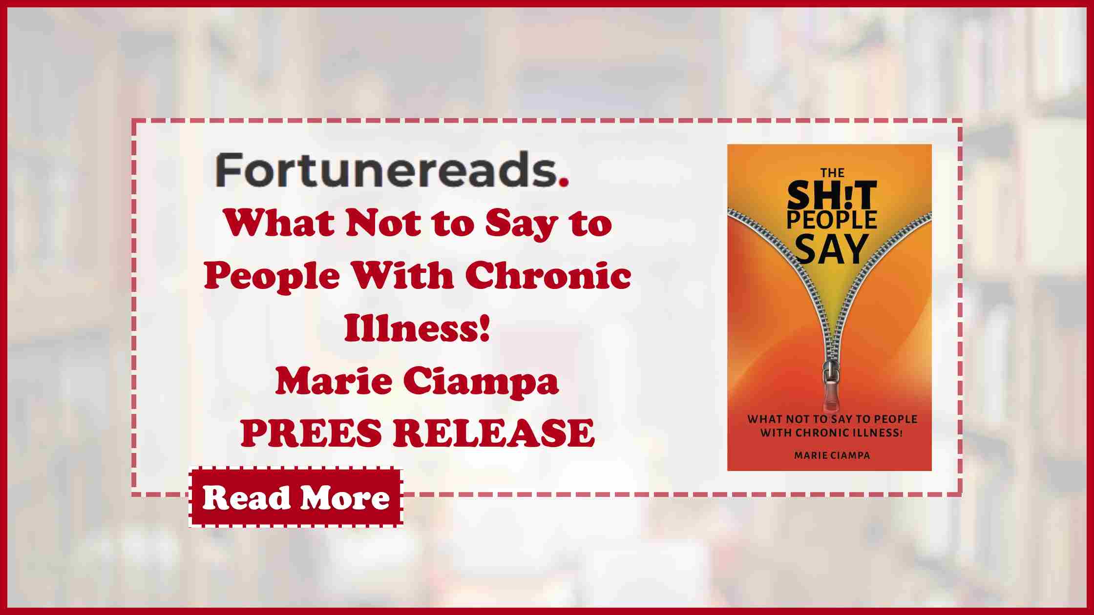 Marie Ciampa Fortune Reads Banners..